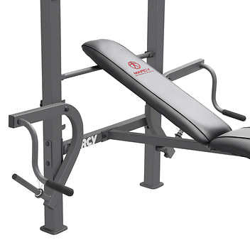 Marcy Standard Weight Bench with Butterfly and Leg Developer Home Gym