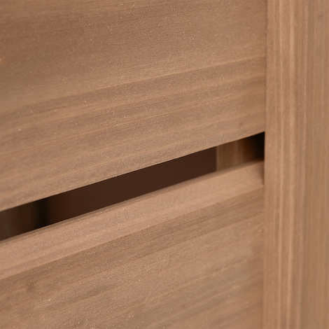 Yardistry 3.7 m (12 ft.) Cedar Privacy Wall for Gazebo