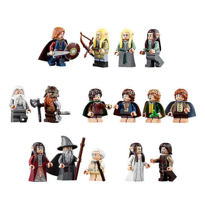 LEGO Icons The Lord of the Rings: Rivendell with Bonus LEGO Harry Potter Hogsmeade Village Visit