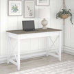 Contemporary X-Patterned Writing Desk with Spacious Workspace