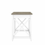 Contemporary X-Patterned Writing Desk with Spacious Workspace