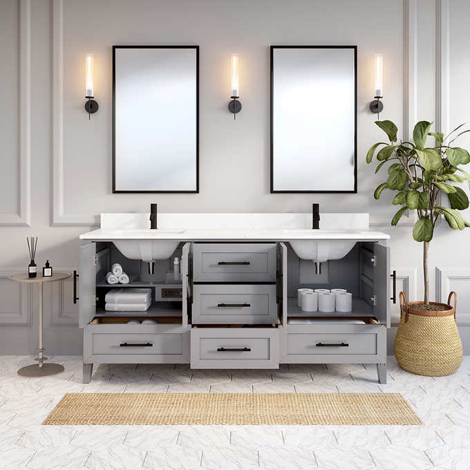 Studio Bathe Hudson 72 in. Double Vanity