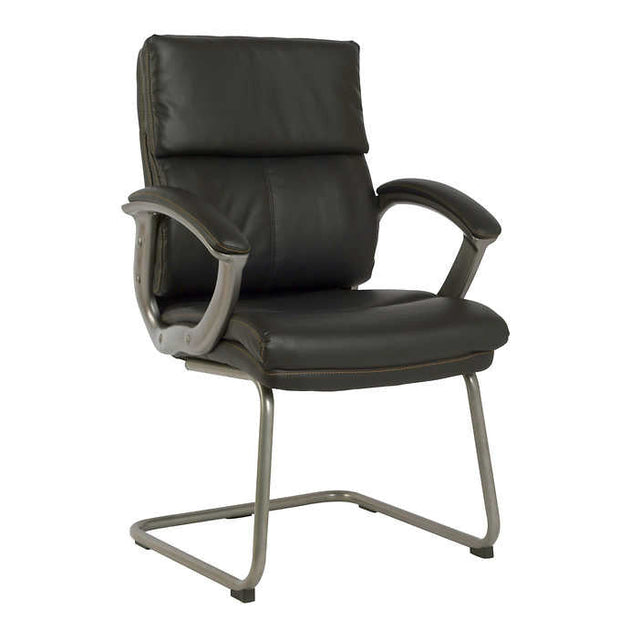 TygerClaw Mid Back Guest Office Chair, Black