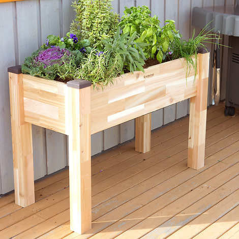 CedarCraft Self-watering Elevated Garden Planter 124.5 cm (49 in.)