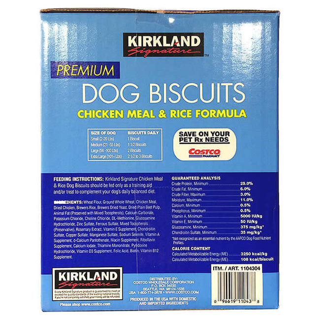 Kirkland Signature Chicken, Rice and Egg Mature Dog Food, 18.1 kg (40 lb.)