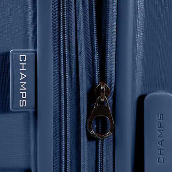 Champs Linen 3-piece Expandable Hardside Luggage Set