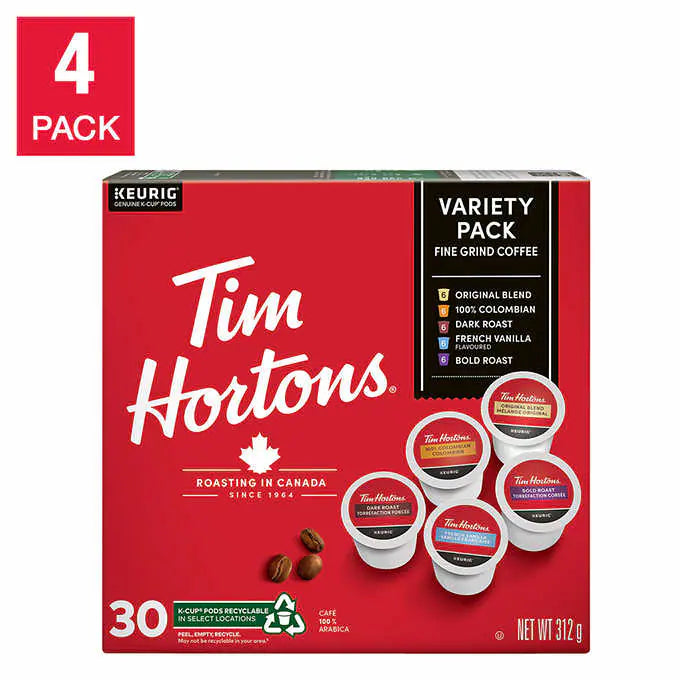Tim Hortons Variety Single Serve Kcup Coffee Pods, 120count Shop