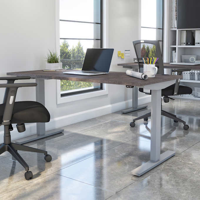 Bestar Upstand 74.9 cm × 150.6 cm (29.5 in. × 59.3 in.) Height-adjustable Desk