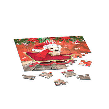 Eurographics Holiday Dogs Advent Calendar Puzzle Set 1200 pc