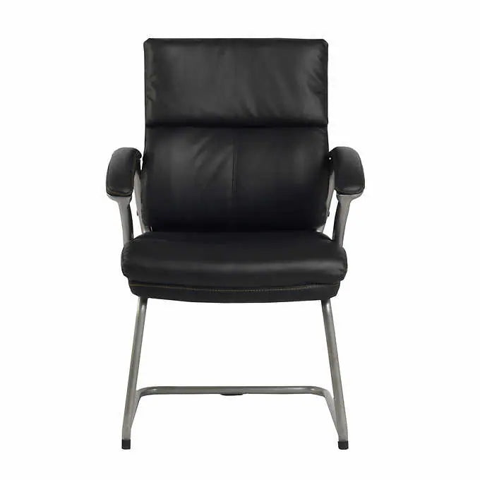 TygerClaw Mid Back Guest Office Chair, Black
