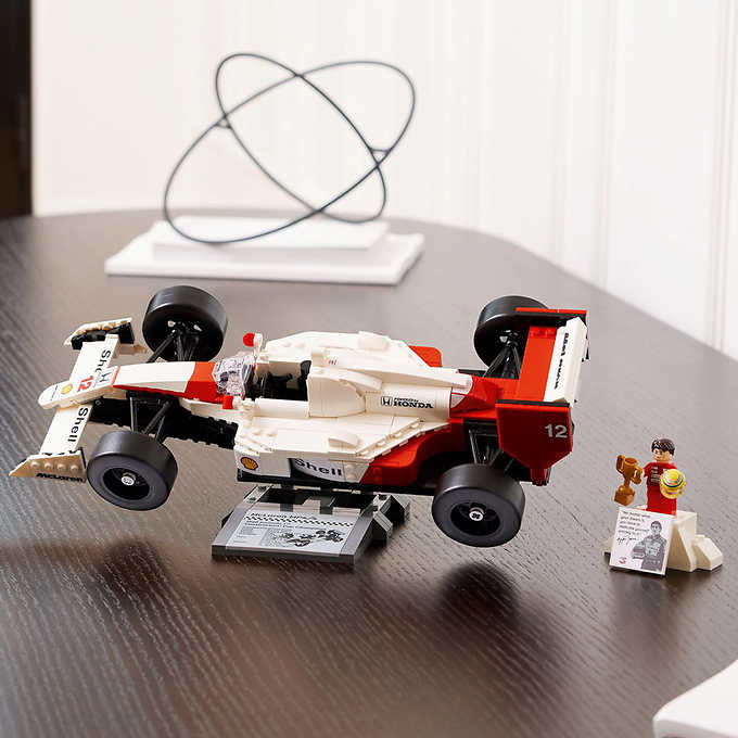 LEGO Icons McLaren MP4/4 & Ayrton Senna Model Race Car
