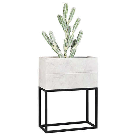 Metal Planter, 21.6” Height