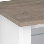 Mayfield 6 Cube Bookcase with 2-Tone Shiplap Finish
