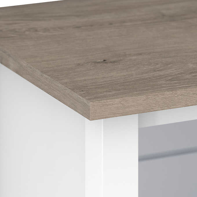 Mayfield 6 Cube Bookcase with 2-Tone Shiplap Finish