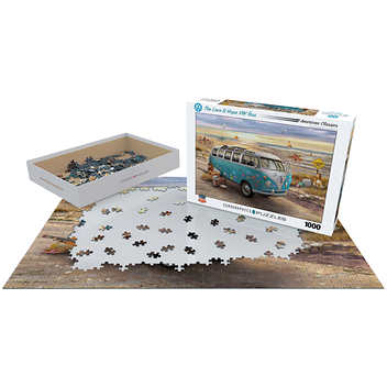 Eurographics Volkswagen Bus Classic Puzzle - Set of 2