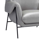 Wave Top-grain Leather Chair