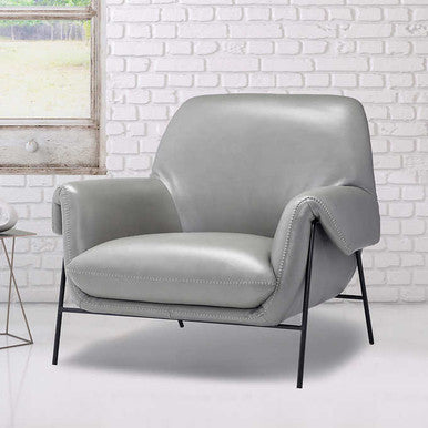 Wave Top-grain Leather Chair