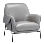 Wave Top-grain Leather Chair