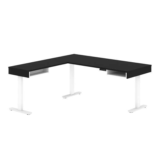 Bestar Viva L-shape Height Adjustable Desk