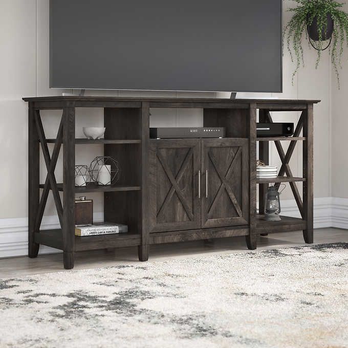 Bush Key West Contemporary Tall TV Stand