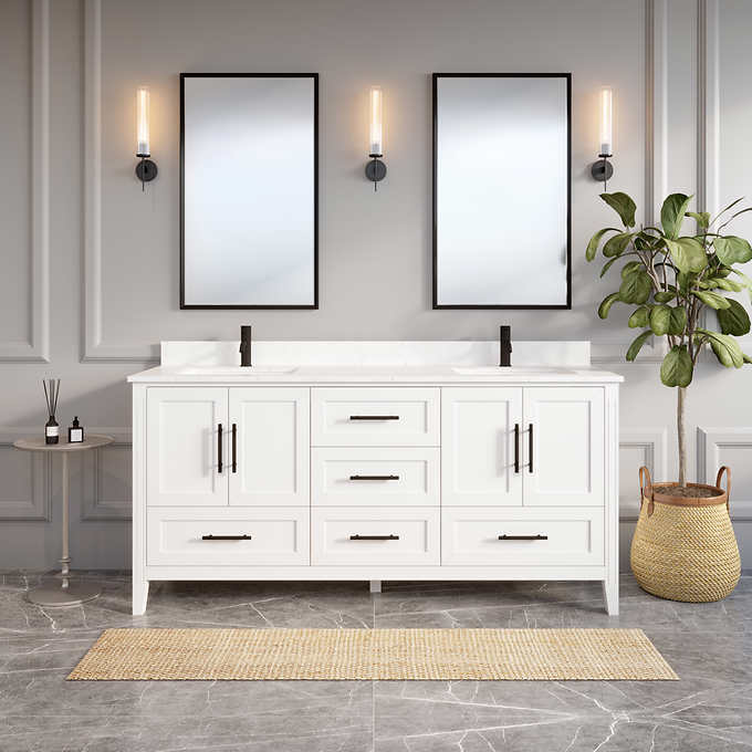 Studio Bathe Hudson 72 in. Double Vanity