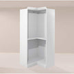 Bestar Organize It White Corner Closet