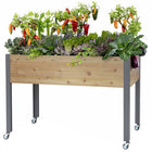 CedarCraft 81 cm (32 in.) Self-watering Elevated Cedar Planter