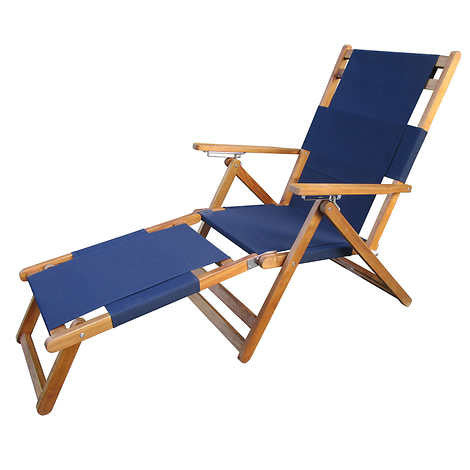 Patioflare Portable Lounge Chair with Leg Rest