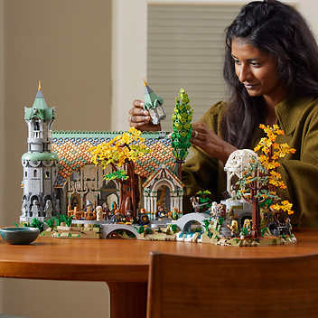 LEGO Icons The Lord of the Rings: Rivendell with Bonus LEGO Harry Potter Hogsmeade Village Visit