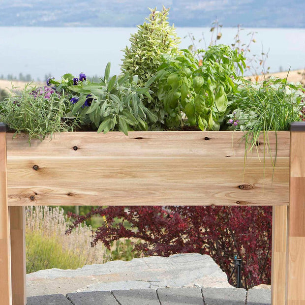 CedarCraft Elevated Cedar Planter 76.2 cm (30 in.)