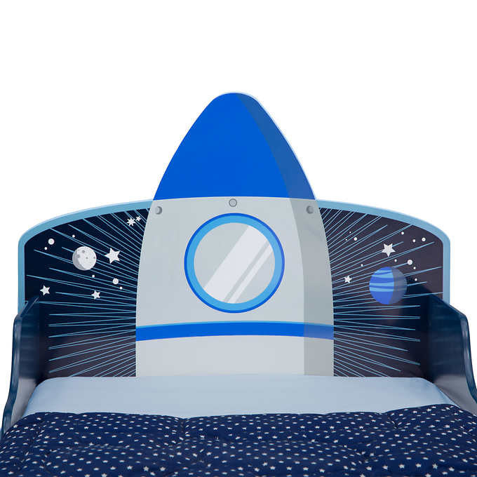 Delta Children Space Adventures Rocket Ship Wood Toddler Bed