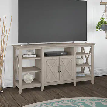 Bush Key West Contemporary Tall TV Stand