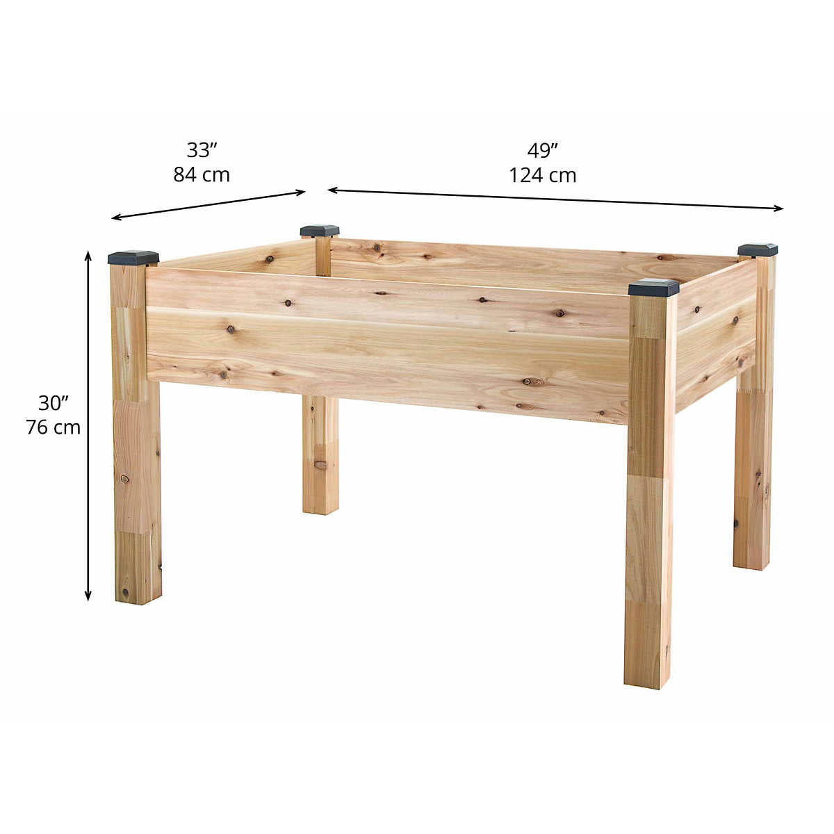 CedarCraft Elevated Cedar Planter 76.2 cm (30 in.)