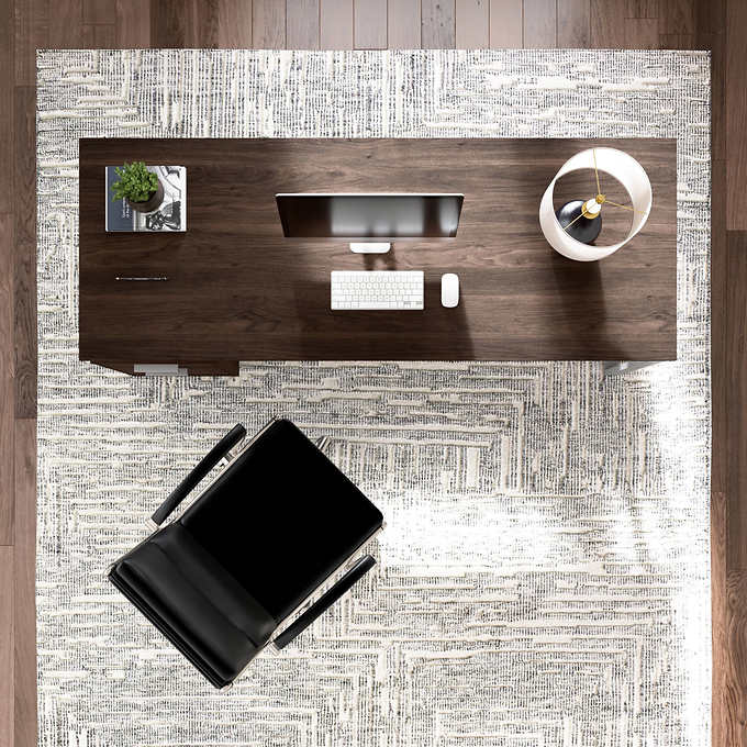 Bestar Panorama Computer Desk with Drawers