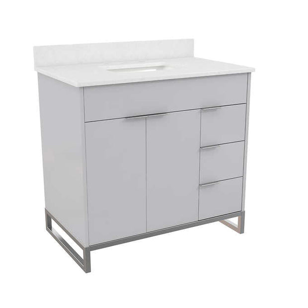 Cosmo Living Leona 36 in. Bathroom Vanity