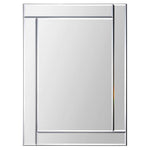 Mode Rectangular Mirror with Beveled Mirror Frame