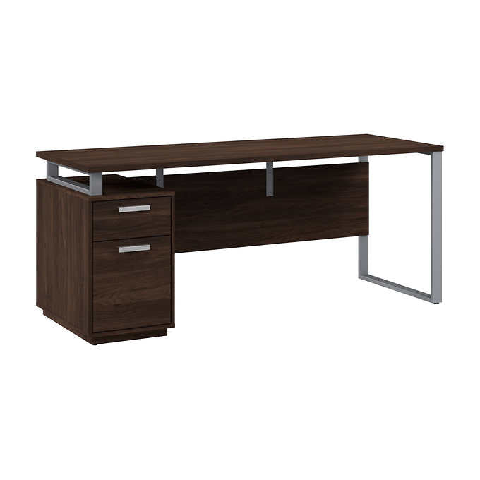 Bestar Panorama Computer Desk with Drawers