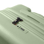 Champs Linen 3-piece Expandable Hardside Luggage Set