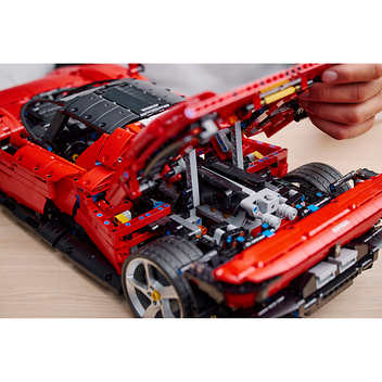 LEGO Technic Ferrari Daytona SP3 with Bonus LEGO Technic Bugatti Bolide