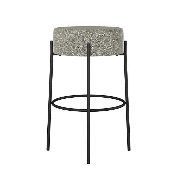 Amisco Clovis Fabric Counter Stool