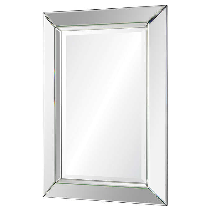 Rogue Rectangular Mirror with Beveled Mirror Frame