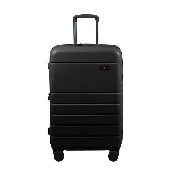 Champs Linen 3-piece Expandable Hardside Luggage Set