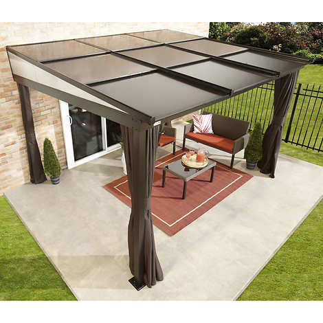 Sojag Budapest 10 ft. x 12 ft. Retractable Mural Gazebo