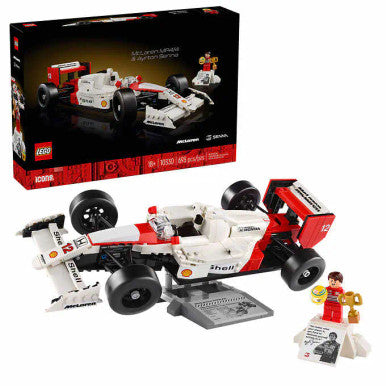 LEGO Icons McLaren MP4/4 & Ayrton Senna Model Race Car