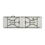 Lifetime 244 cm (8 ft.) Commercial Fold-in-Half Table