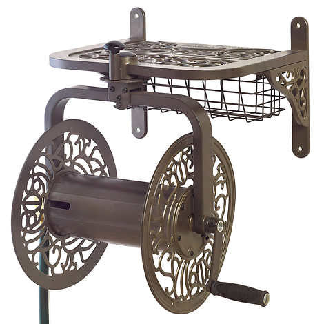Liberty Garden Navigator Multidirectional Decorative Hose Reel