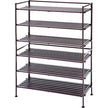 Vancouver Classics 3-Tier Freestanding Stackable Resin Wood Utility Metal Shoe Rack (2 Pack)