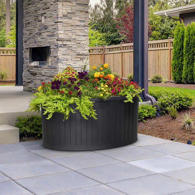 Ellipse Raised Garden Self-watering Planter