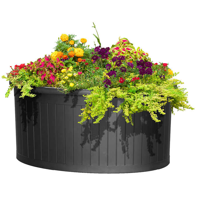Ellipse Raised Garden Self-watering Planter