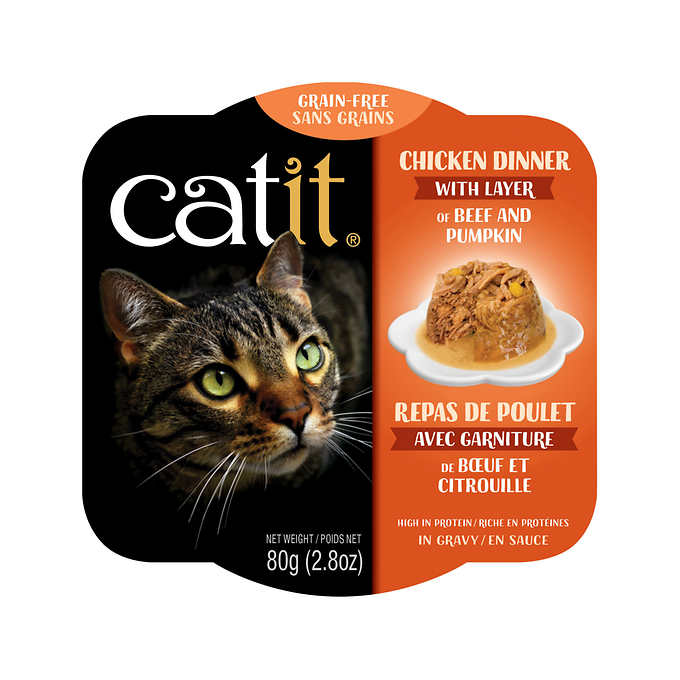 Catit Assorted Cat Food Dinners, 24 x 80 g (2.8 oz)